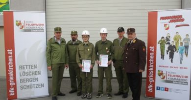 Erstmals goldenes Jugendleistungsabzeichen für die FF Weeg Erstmals goldenes Jugendleistungsabzeichen für die FF Weeg